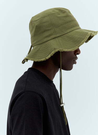 Jacquemus Le Bob Artichaut Expedition Hat Green jac0158029