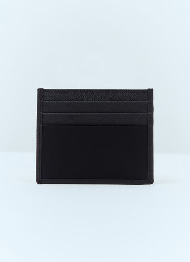 Prada Re-Nylon And Saffiano Leather Cardholder Black pra0158021