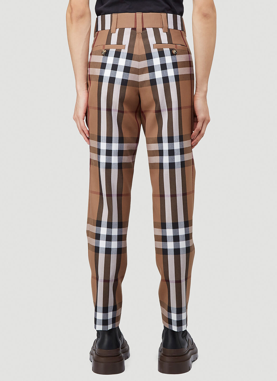 Women's Burberry Check Wool Pants by Burberry | Coltorti Boutique