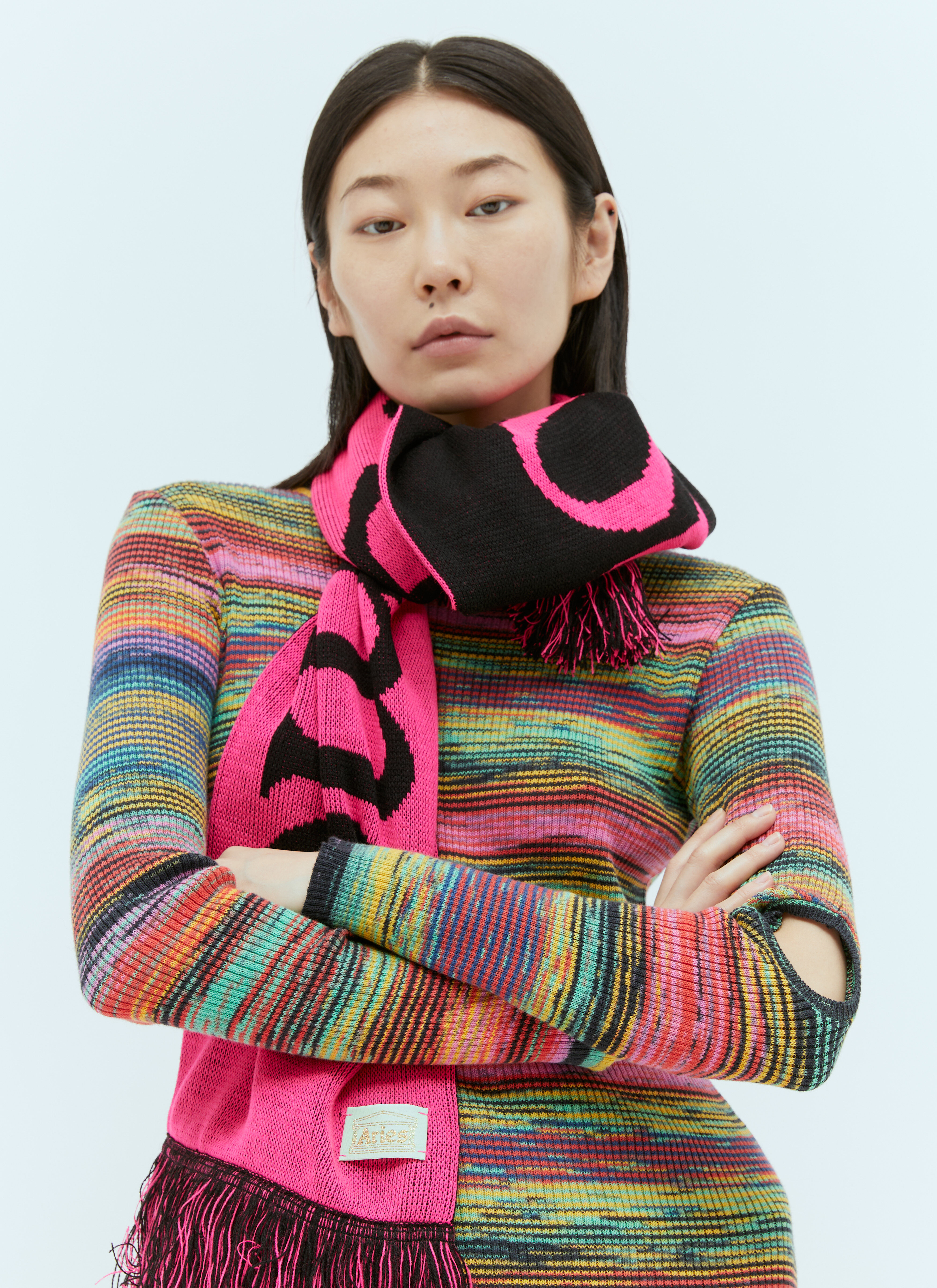 Aries Women's No Problemo Scarf in Pink | LN-CC®