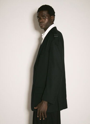 Yohji Yamamoto Wool Blazer Black yoy0158005