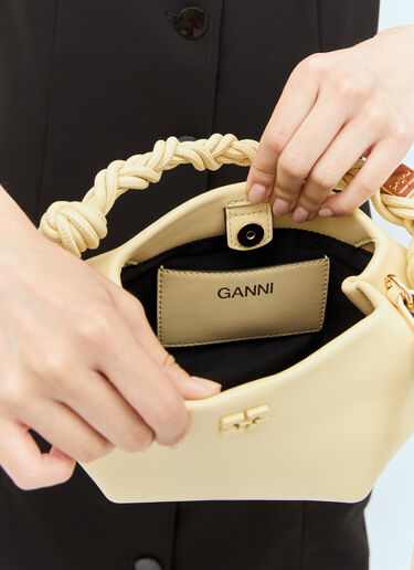 GANNI Mini Bou Handbag Yellow gan0257050