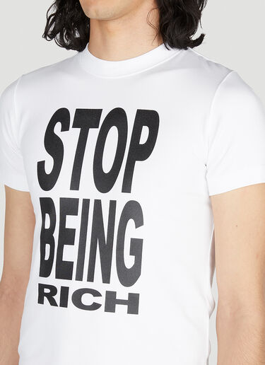 VETEMENTS Slogan T-Shirt White vet0151008