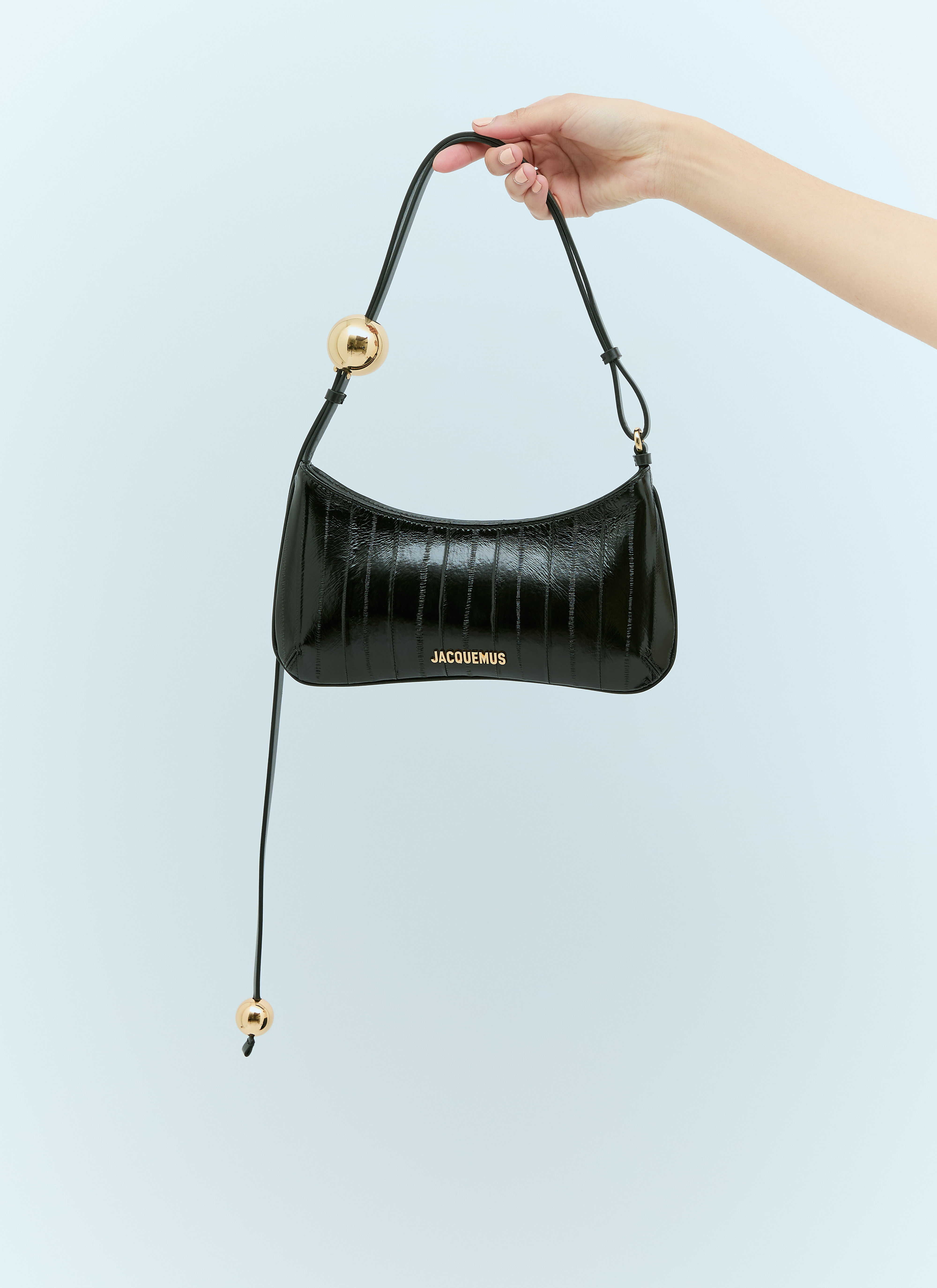 Jacquemus Women's Le Bisou Perle Shoulder Bag in Black | LN-CC®