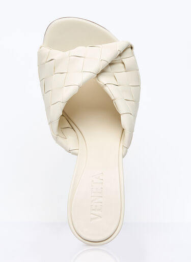 Bottega Veneta Blink Heeled Mules Cream bov0257021