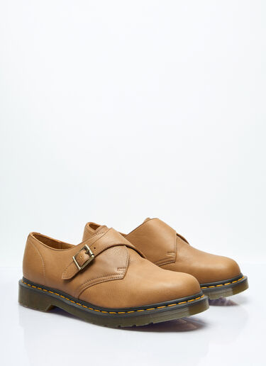 Dr. Martens 1461 Monk Buckle Leather Shoes Beige drm0156014