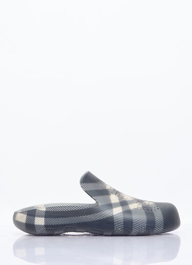 Burberry Check Rubber Stingray Clogs Black bur0157023