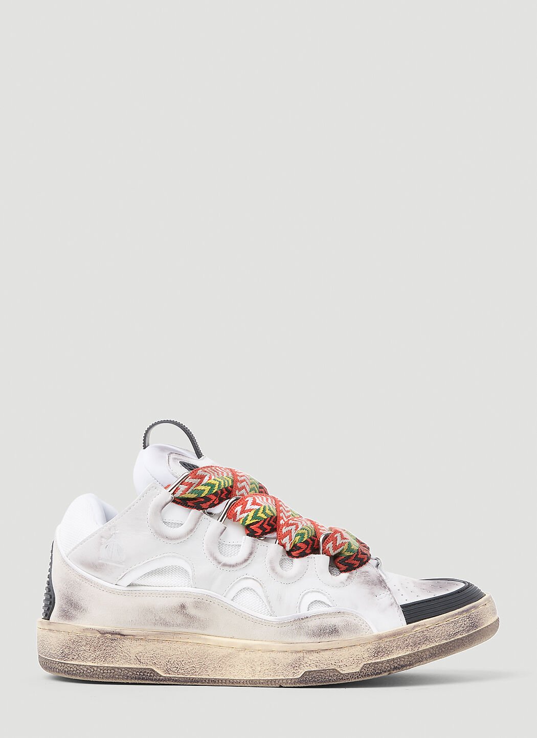 Lanvin Curb leather sneakers - White