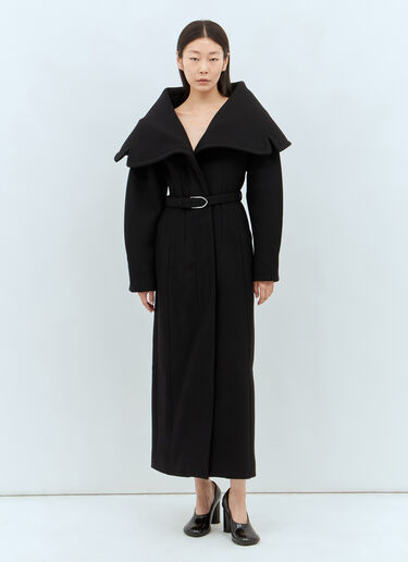 Jacquemus Le Manteau Caruso Coat Black jac0258022