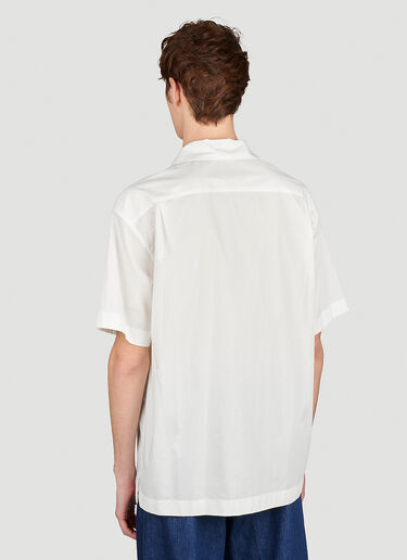 JW Anderson Profile Print Short-Sleeve Shirt White jwa0154014
