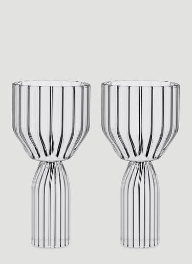 Fferrone Design Set of Two Margot Dessert Goblets Transparent wps0644563