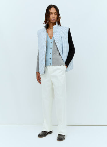 Thom Browne Low-Rise Twill Pants White thb0155009