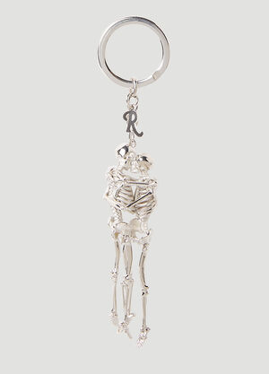 Vivienne Westwood Kissing Skeleton Keyring Silver vvw0157014
