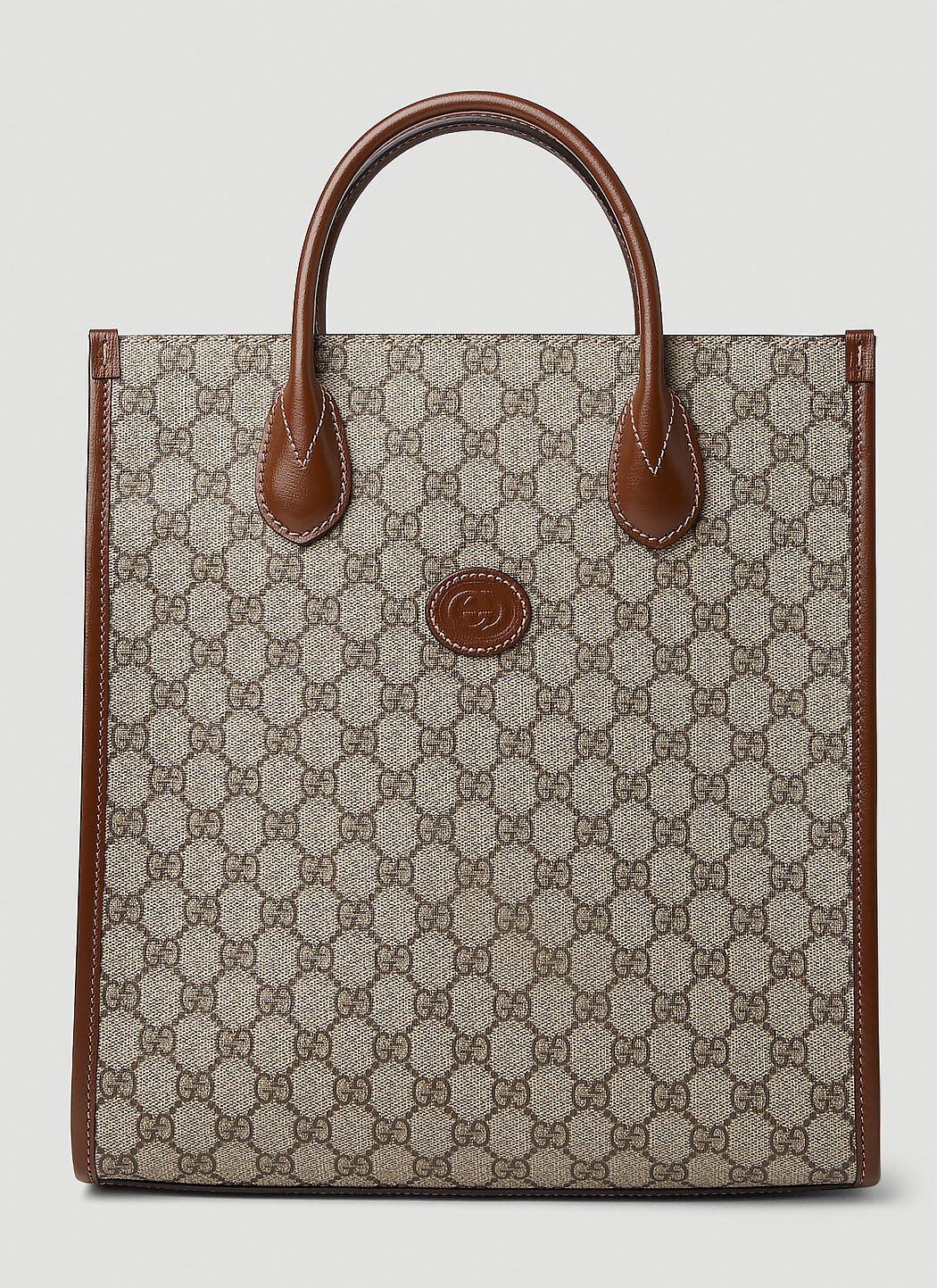Gucci Interlocking G Medium Tote Bag Beige guc0147157
