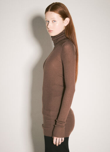 Rick Owens Wool Sweater Brown ric0257013