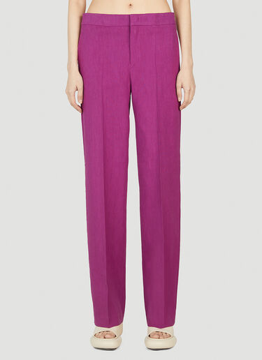 Isabel Marant Scarly Pants Purple ibm0251011