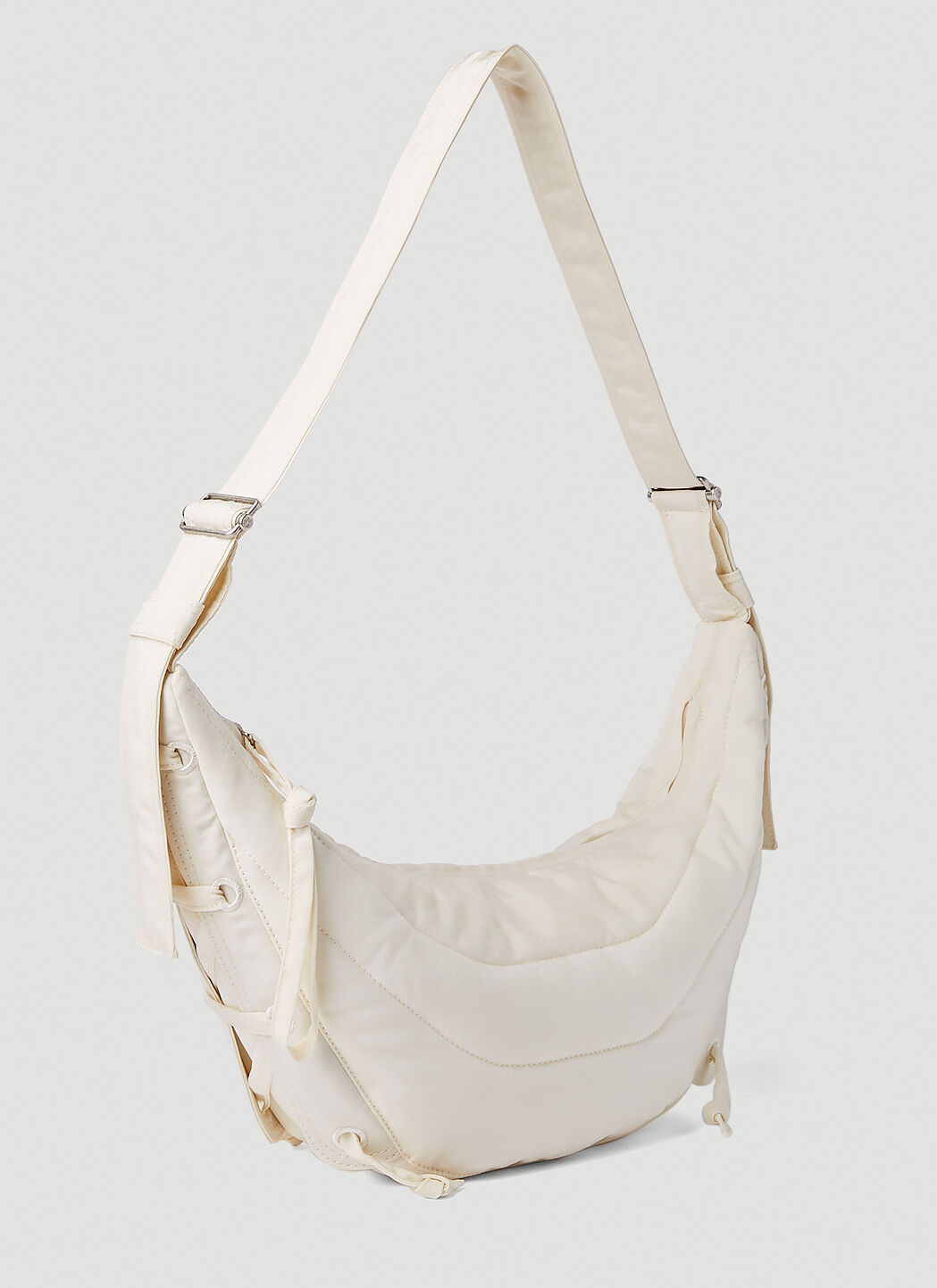 Lemaire Soft Game Small Shoulder Bag in White | LN-CC®