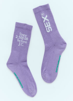 Burberry Sex Socks Black bur0255034