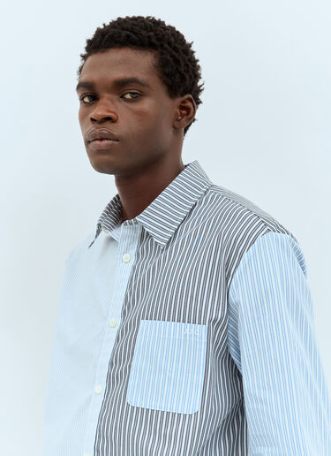 A.P.C. Erwann Striped Shirt Blue apc0157002