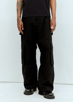Yohji Yamamoto x Carharrt カーゴパンツ ブラック yoy0156007