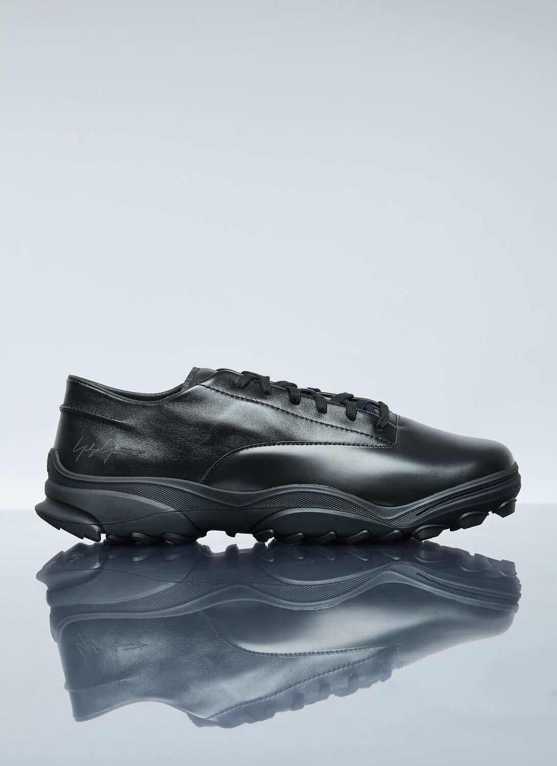 Shop Y-3 Gsg9 Leather Sneaker In Black