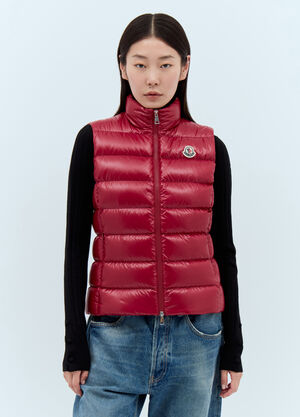 Moncler Ghany Down Gilet Red mon0257029