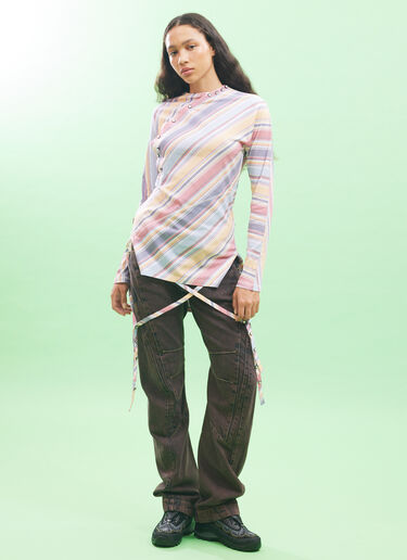 Kiko Kostadinov x Levi's Striped Henley Top Multicolour kil0258023