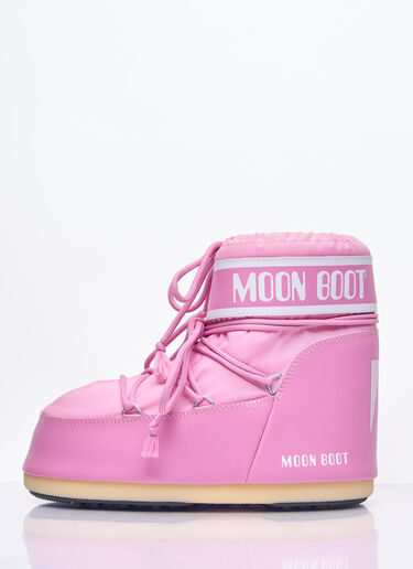 Moon Boot 아이콘 로우 나일론 부츠 핑크 mnb0358006