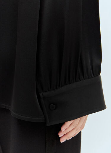 Jil Sander Satin Shirt Black jil0257003