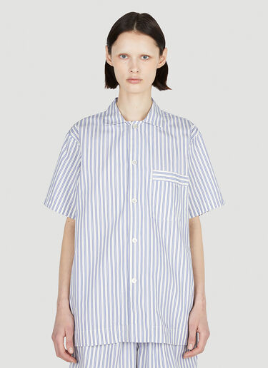 Tekla Skagen Stripes Shirt Blue tek0352001