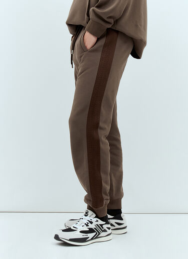 Lanvin Side Curb Track Pants Brown lnv0157004