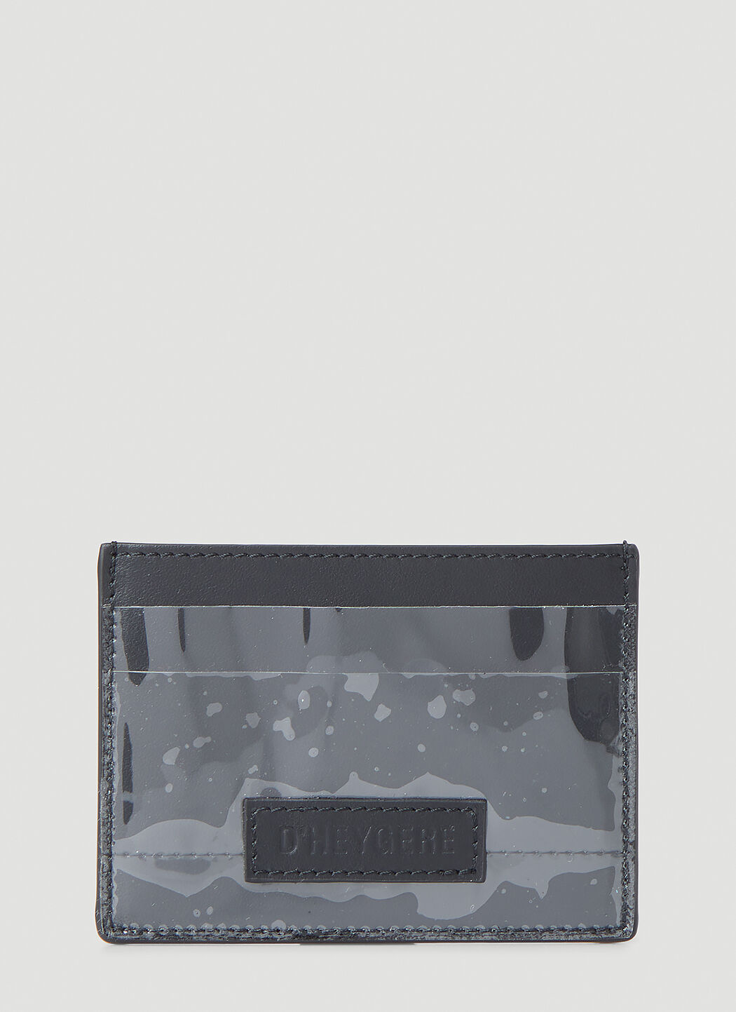 Saint Laurent Transparent Cardholder Black sla0255117