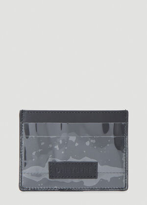 Acne Studios Transparent Cardholder Black acn0355013