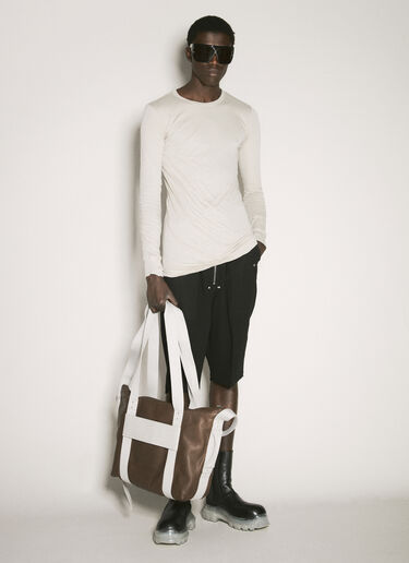 Rick Owens Double Layer T-Shirt Off white ric0157015