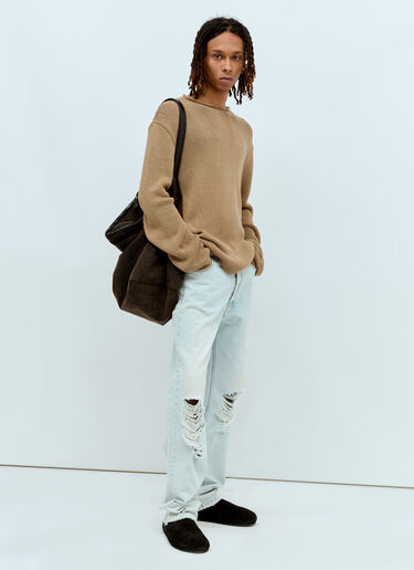 The Row Anteo Knit Sweater Brown row0156006