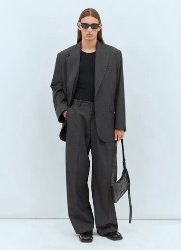 Acne Studios Pinstriped Suit Pants Dark Grey acn0157025