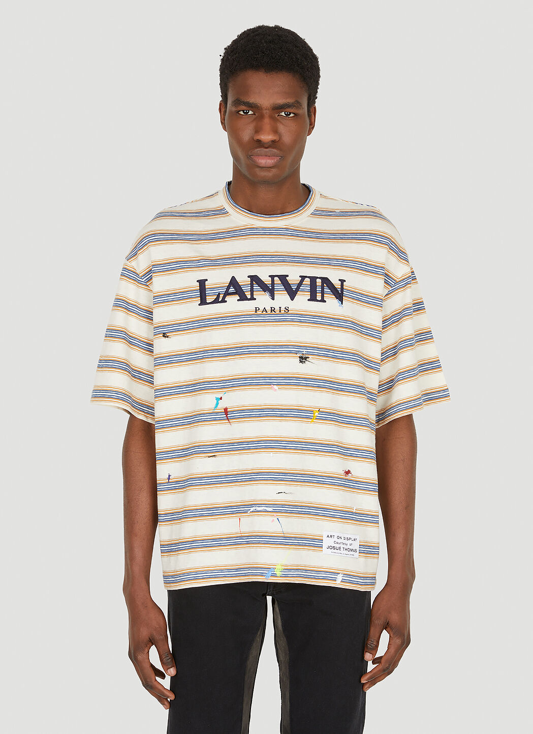 お気にいる】 Lanvin x Gallery Dept. ロゴTシャツ タグ付き - トップス