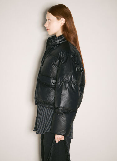 Our Legacy Cropped Puffer Jacket Black our0258007