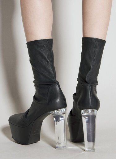 Rick Owens Grill Stretch 65 Boots Black ric0255026