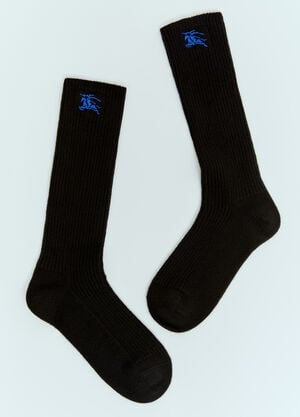 Y-3 Cashmere-Blend Socks Black yyy0356031