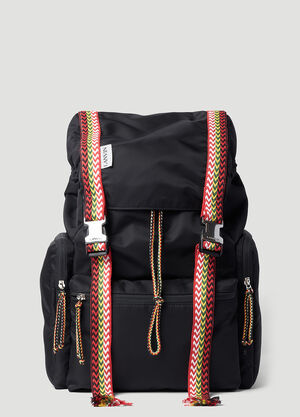 Jil Sander Curb Backpack Brown jil0155016