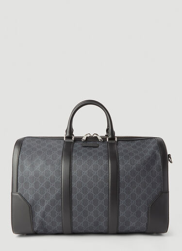 Gucci GG Black/Gray supreme GG carry-on duffle Bag