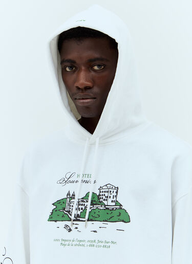 A.P.C. x JJJJound Hooded Sweatshirt White apc0157023