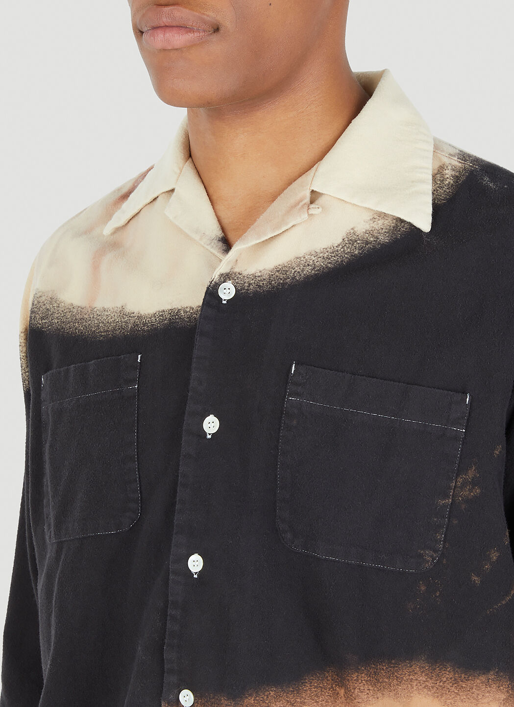 NOMA t.d. Hand Dyed Shirt in Black | LN-CC®