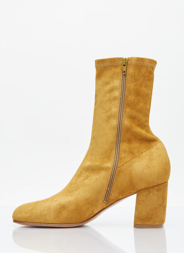 Dries Van Noten Suede Boots Camel dvn0254032