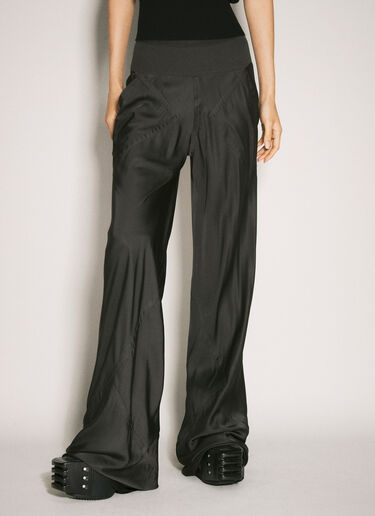 Rick Owens Bias Satin Pants Brown ric0257007