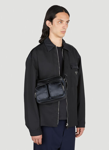Saint Laurent Men's City Shoulder Bag in Black | LN-CC®