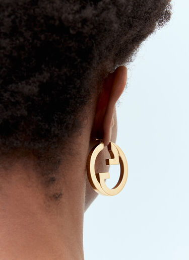 Gucci Blondie Hoop Earrings Gold guc0257083