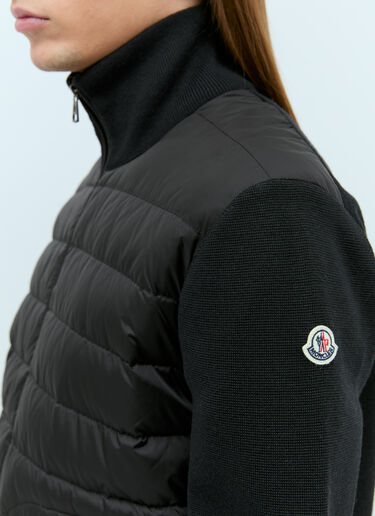 Moncler 패디드 집업 가디건 블랙 mon0157025