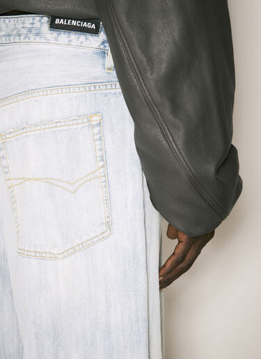 Balenciaga Oversized Baggy Jeans Blue bal0157022